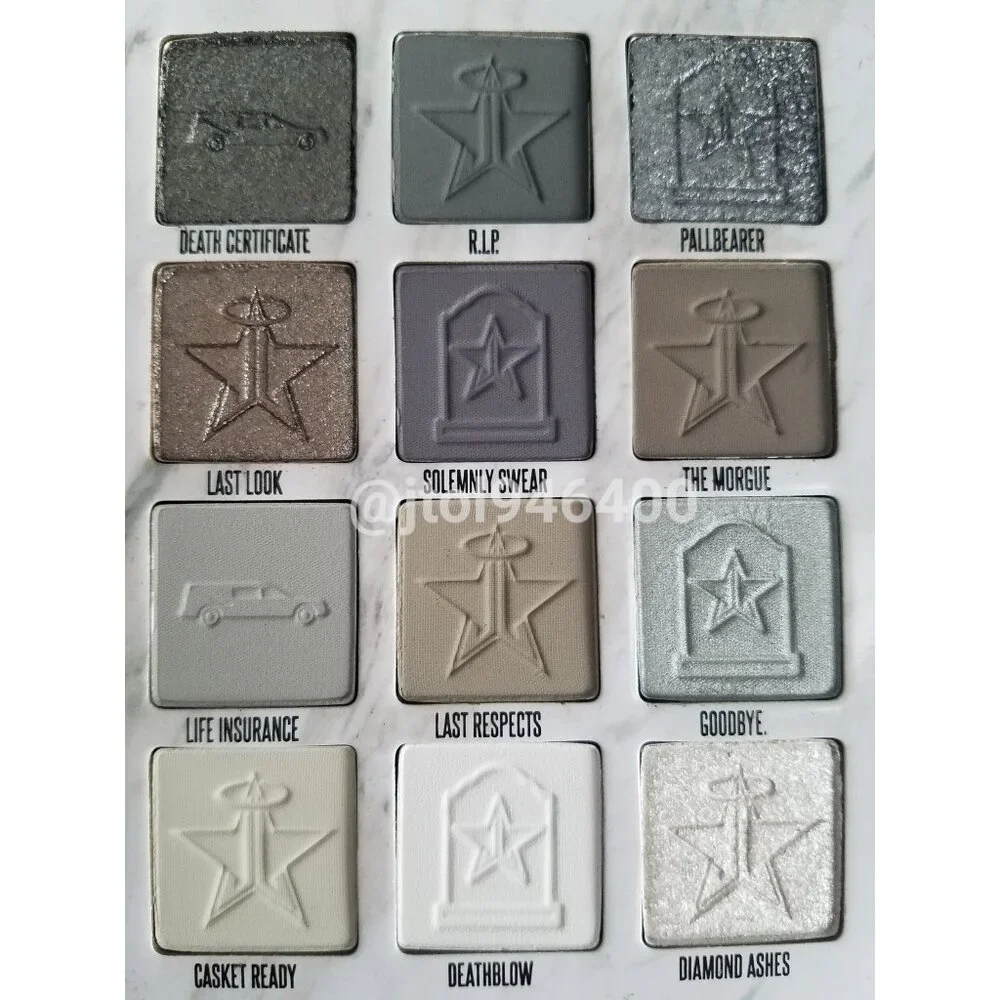 Jeffree Sart Cremated Eyeshadow Palette